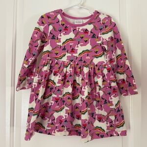 Hanna Andersson Pink Dress with Unicorns
